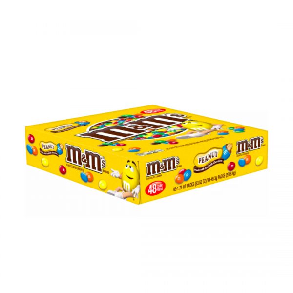 M&M’S Peanut Milk Chocolate Full Size Bulk Candy Box