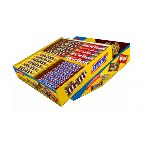 M&M’S, Snickers and Skittles Chocolate Candy Bulk Variety Pack