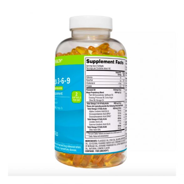 Member’s Mark Omega 3-6-9 Dietary Supplement