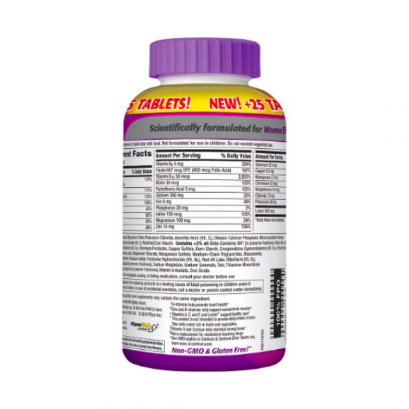 Centrum Silver Women Multivitamin Tablet, Age 50 and Older