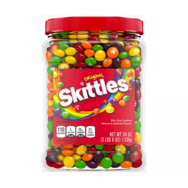Skittles Original Chewy Candy Jar